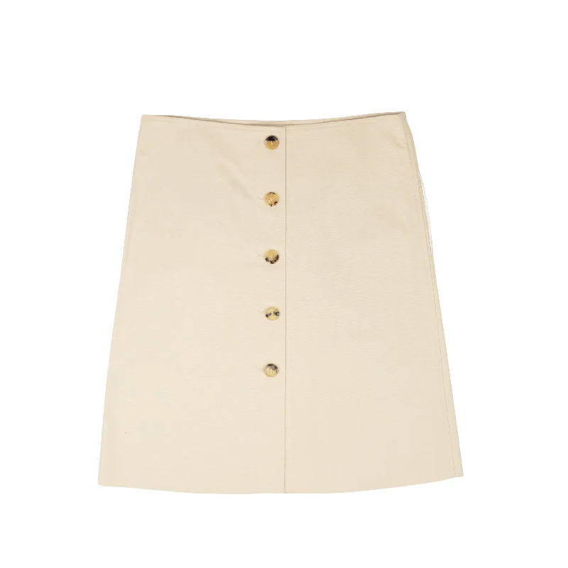 Bottega Veneta Button Down Skirt - Beige