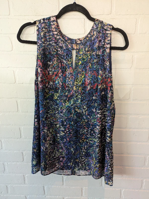 Top Sleeveless By Cabi In Multi-colored, Size: S