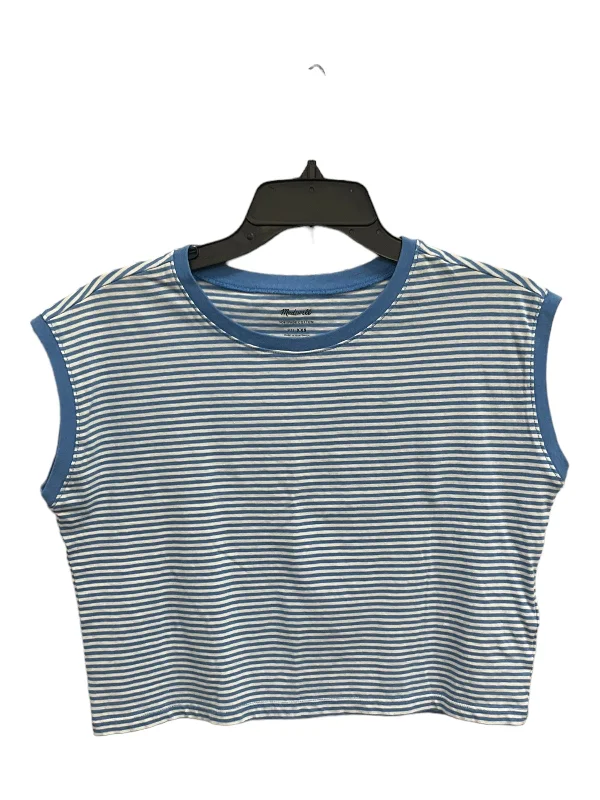 Top Sleeveless By Madewell In Striped Pattern, Size: Xxs