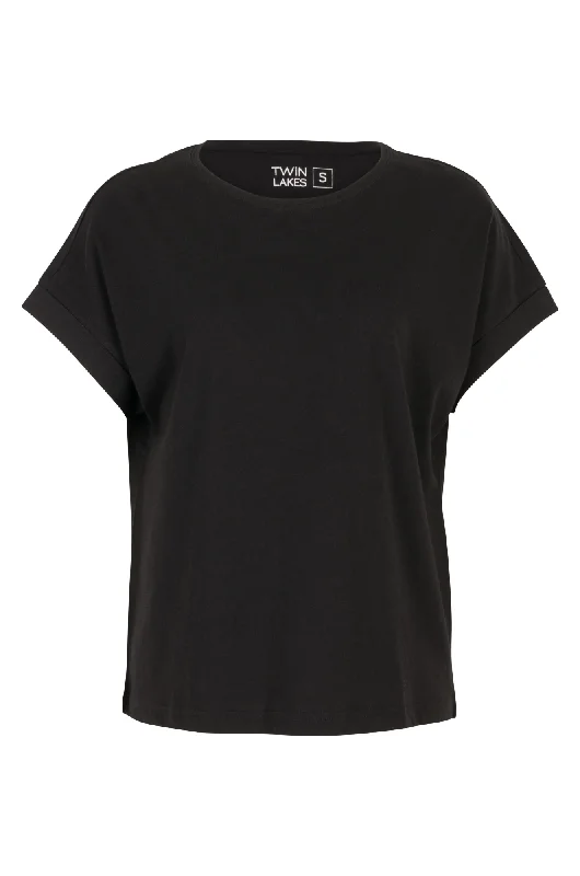 100% Cotton T Shirt | Black | 6009A1