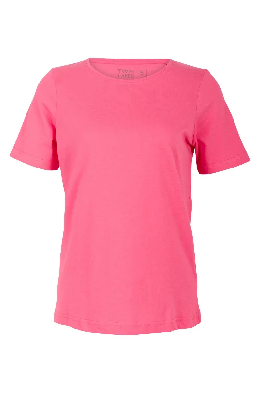 100% Cotton T Shirt | CANDY PINK | 6001A1