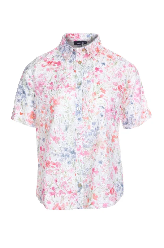 Printed Shirt | PINK WATERCOLOUR | 8401A1