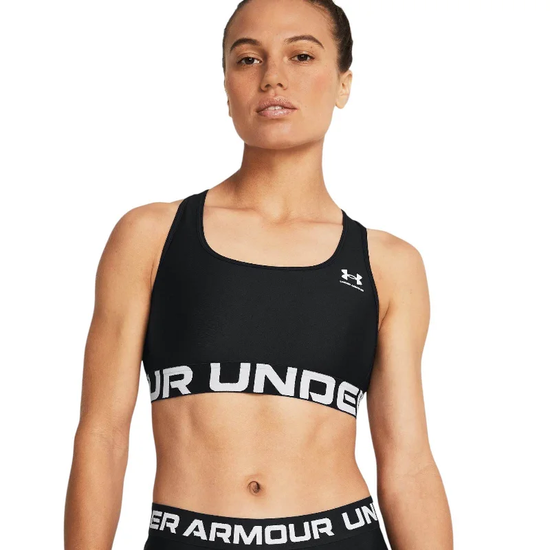 Under Armour HeatGear Armour Mid Branded Womens Sports Bra