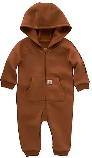 Infant Boys' Long-Sleeve Fleece Zip Front Coverall