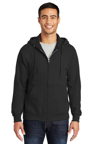 Port & Company® PC90ZH Essential Fleece Full-Zip Hooded Sweatshirt