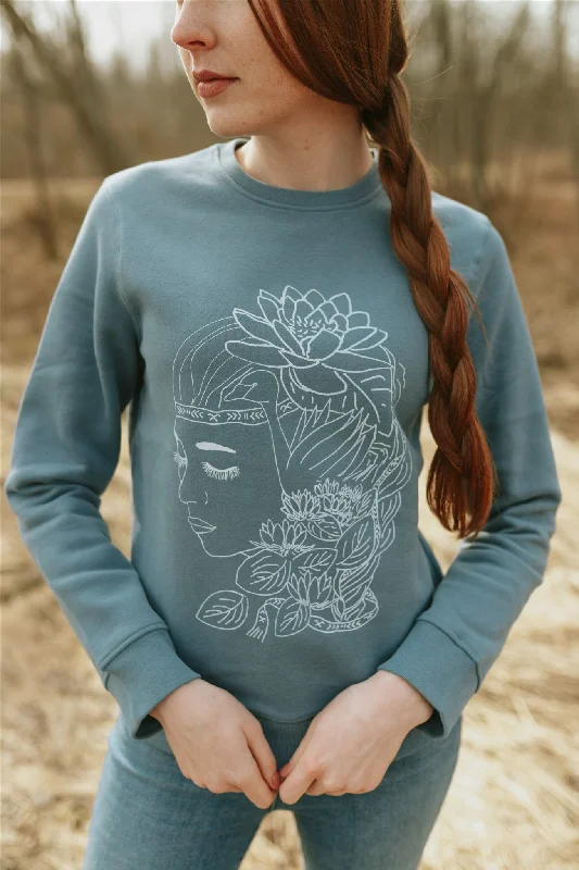 Sweatshirt. WATER LILLY