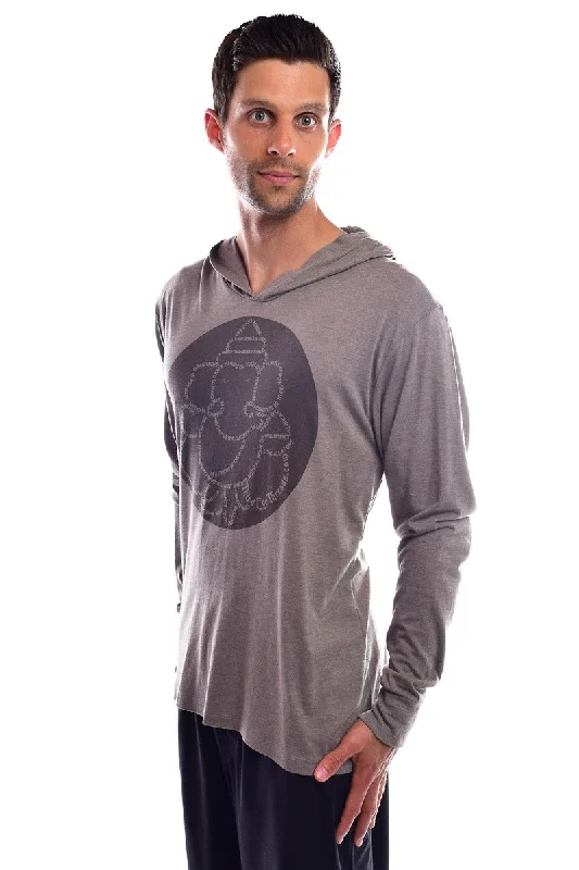 Third Eye Manifesto on Gray Pull-Over Unisex Hoodie