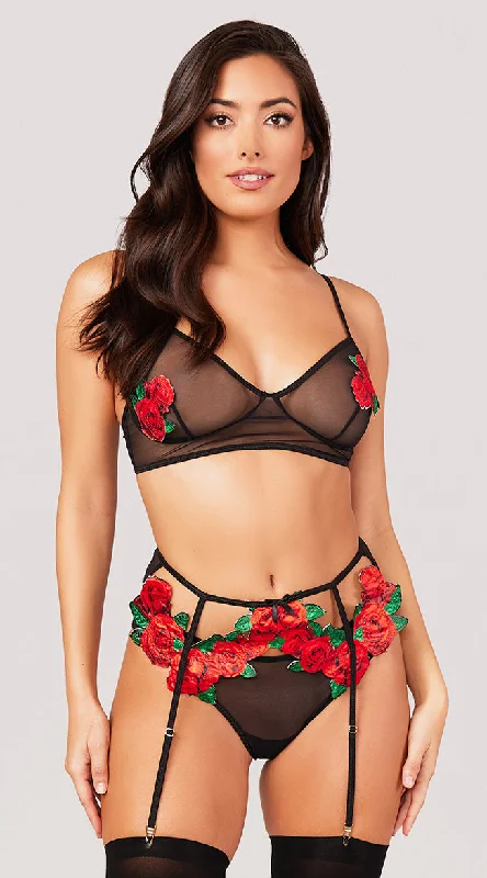 Yandy Essence of a Rose Bra Set